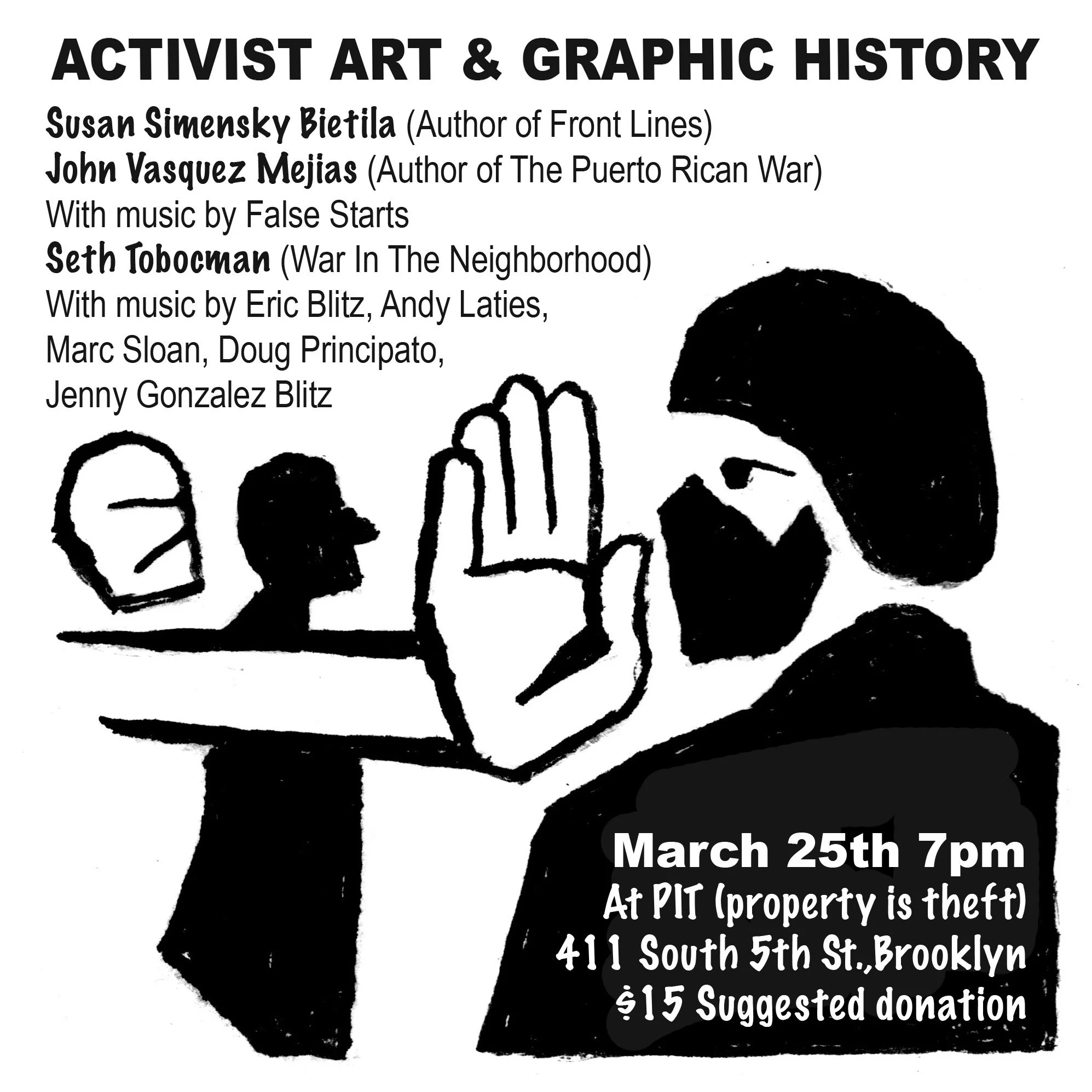Activist Art &amp; Graphic History ft Susan Simensky Bietila, John Vasquez Mejias and Seth Tobocman