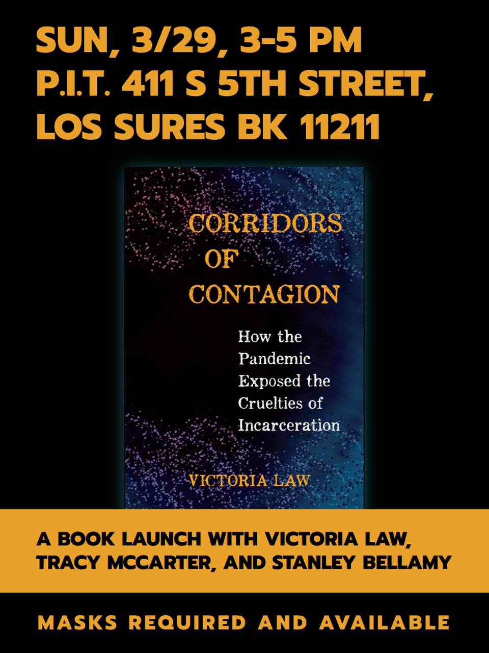 Book Launch: Corridors of Contagion by Victoria Law