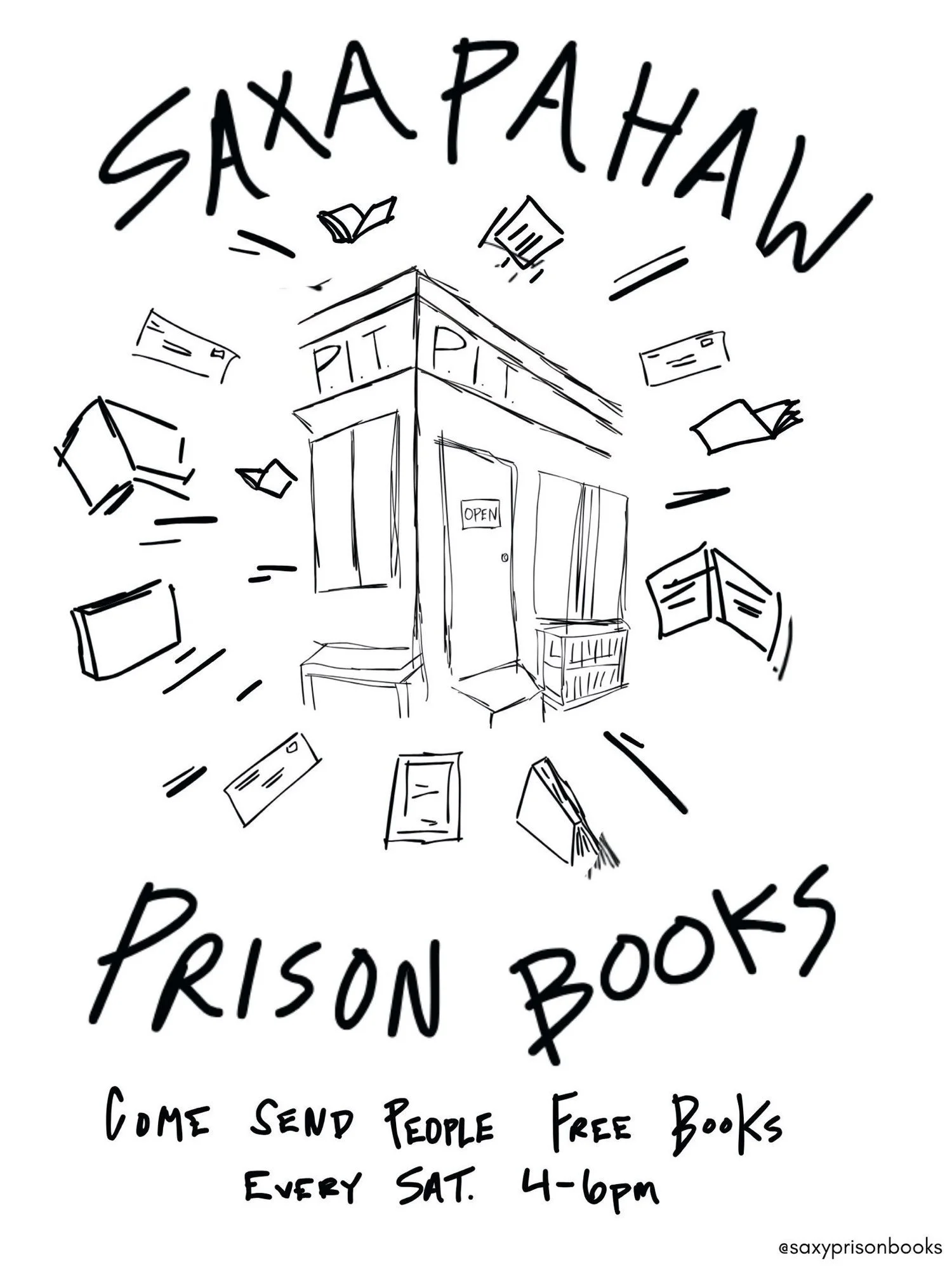 Saxapahaw Prison Books Weekly Packing Party 