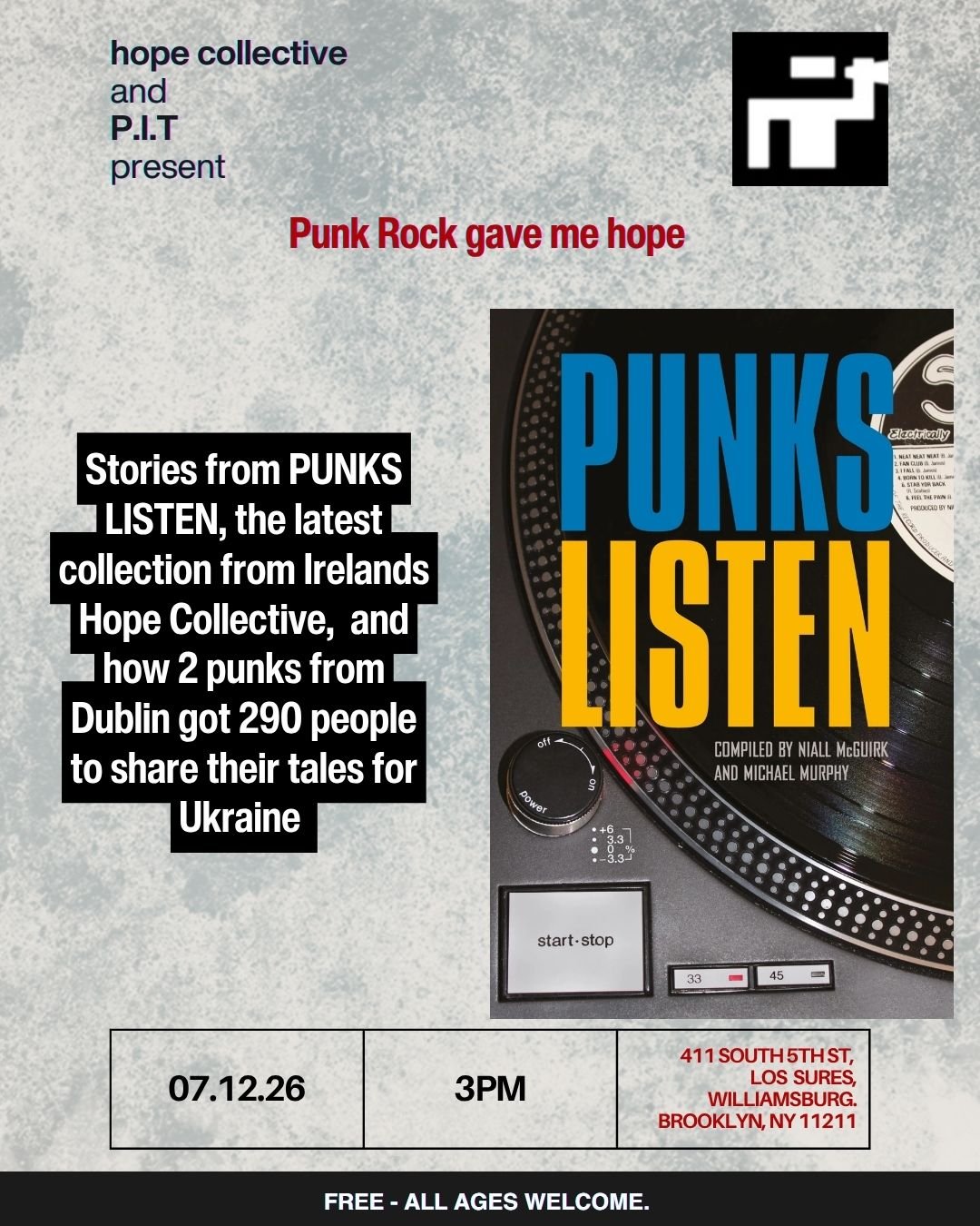 Punks Listen — Punk Rock Gave Me Hope with Niall McGuirk and Michael Murphy