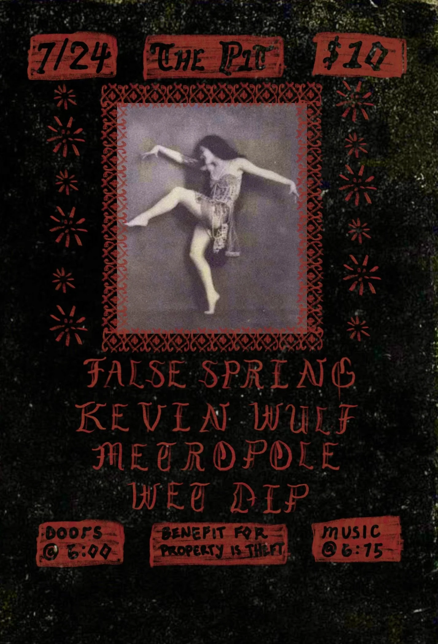 Gaza Families Fundraiser Benefit Show w/ Metropole/Kevin Wulf/Wet Dip/False Spring