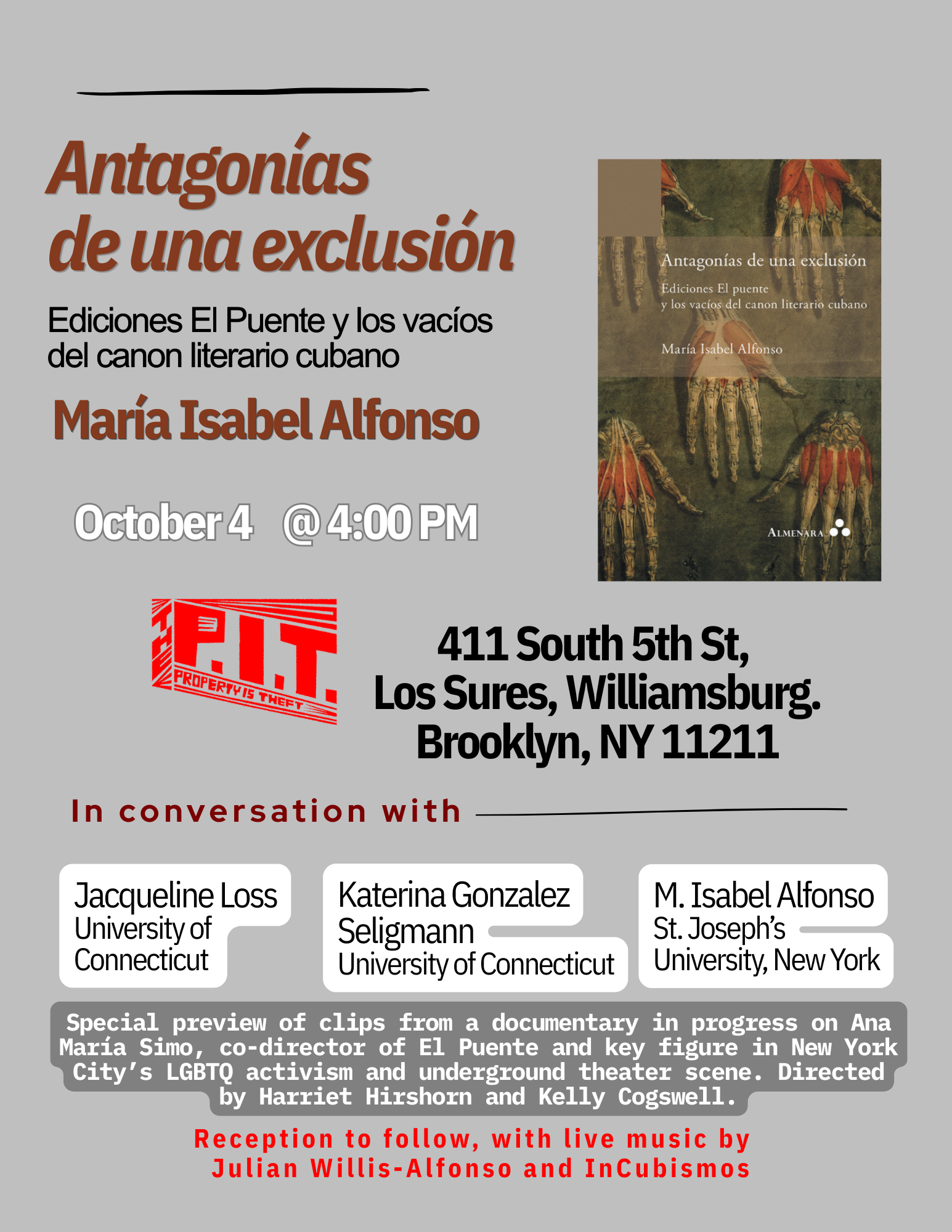 Antagonías De Una Exclusión: Ediciones El Puente y los vacíos del canon literario cubano con María Isabel Alfonso