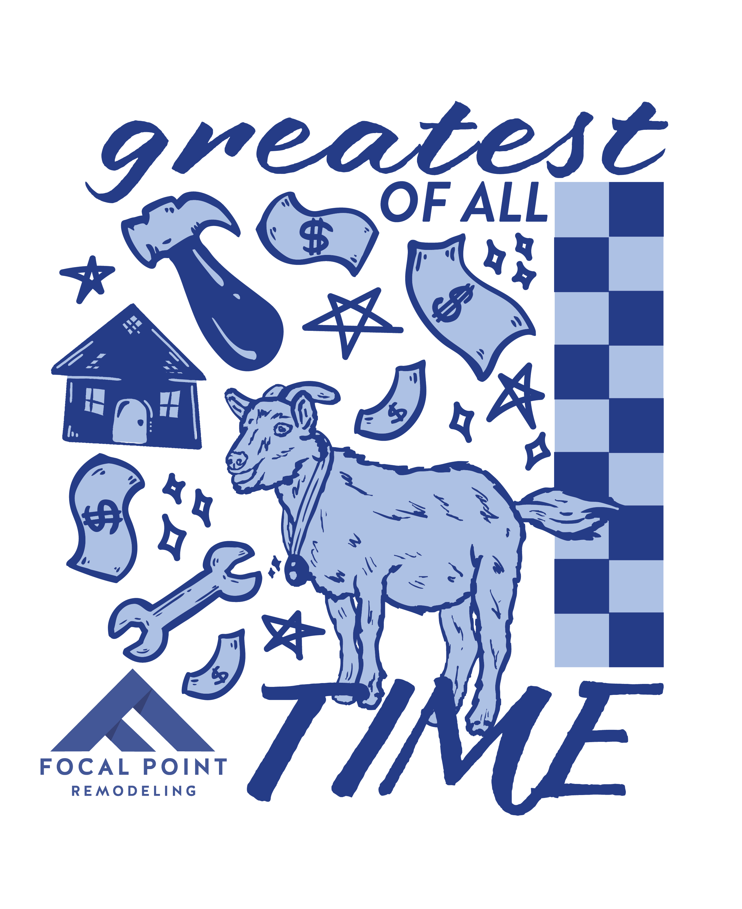 GOAT Tee Illustration