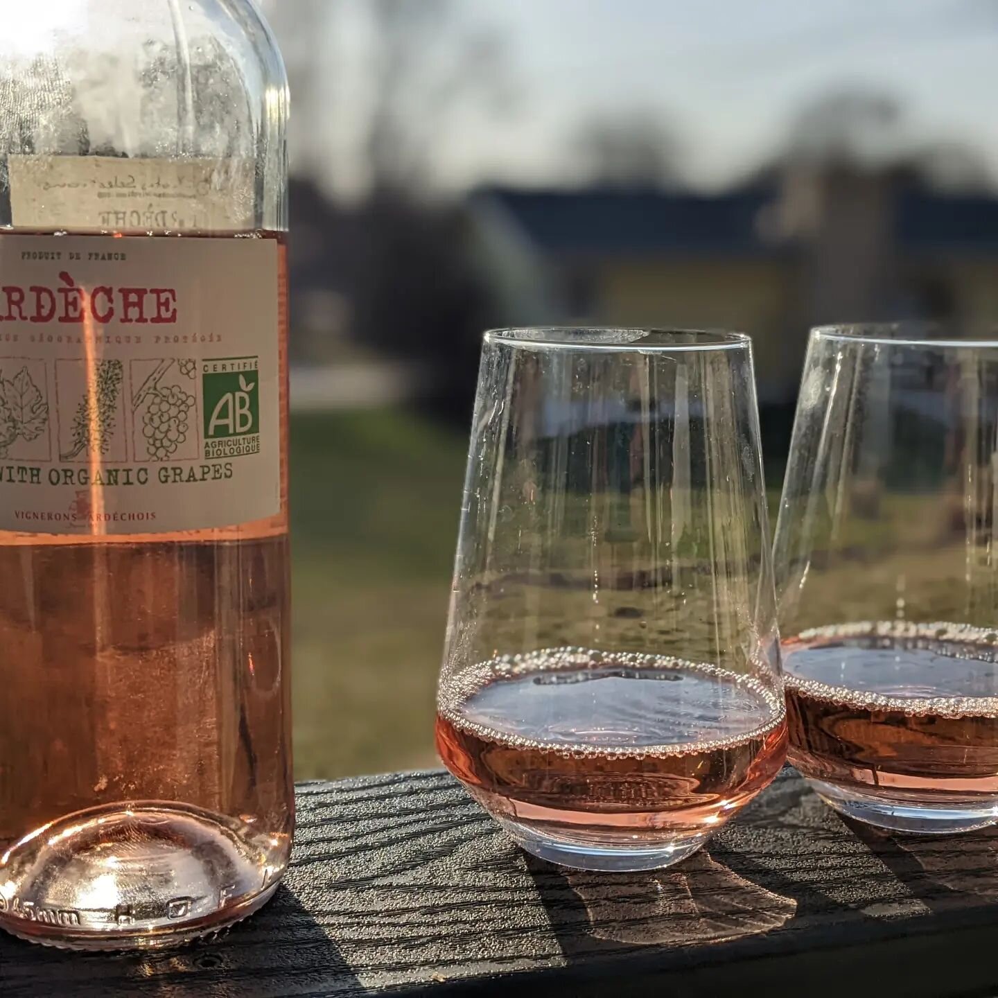 New arrival! The first 2022 French ros&eacute; has hit the warehouse and now has hit the porch.  Fresh and delicious @vignerons_ardechois rose is now available! #onlythegoodstuff #naturalwineforiowa