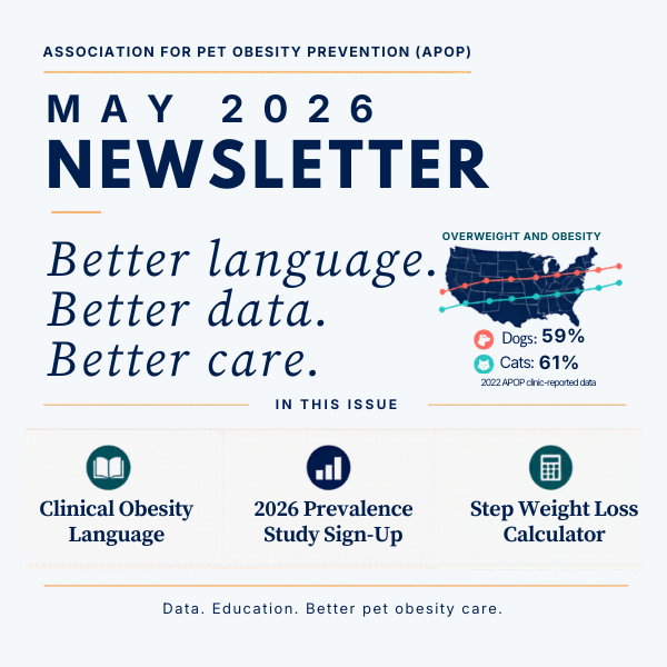 Better Language, Better Data, Better Pet Obesity Care | APOP