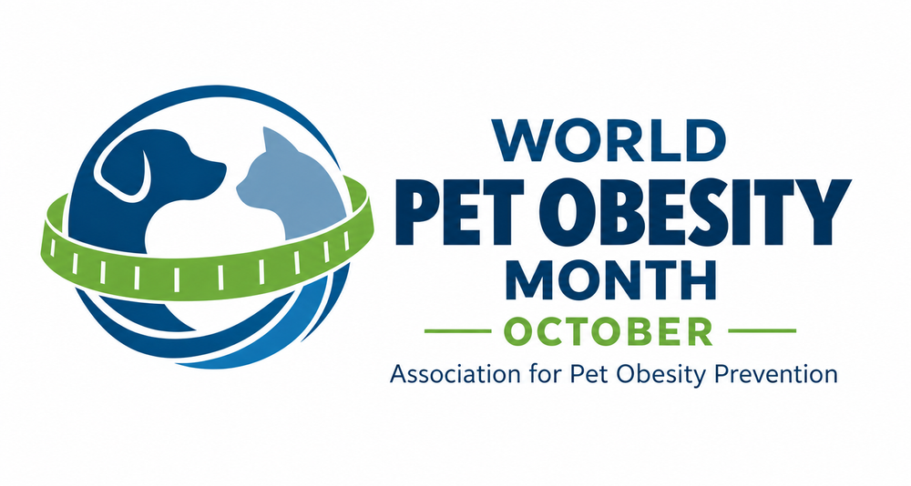World Pet Obesity Month logo, October, Association for Pet Obesity Prevention