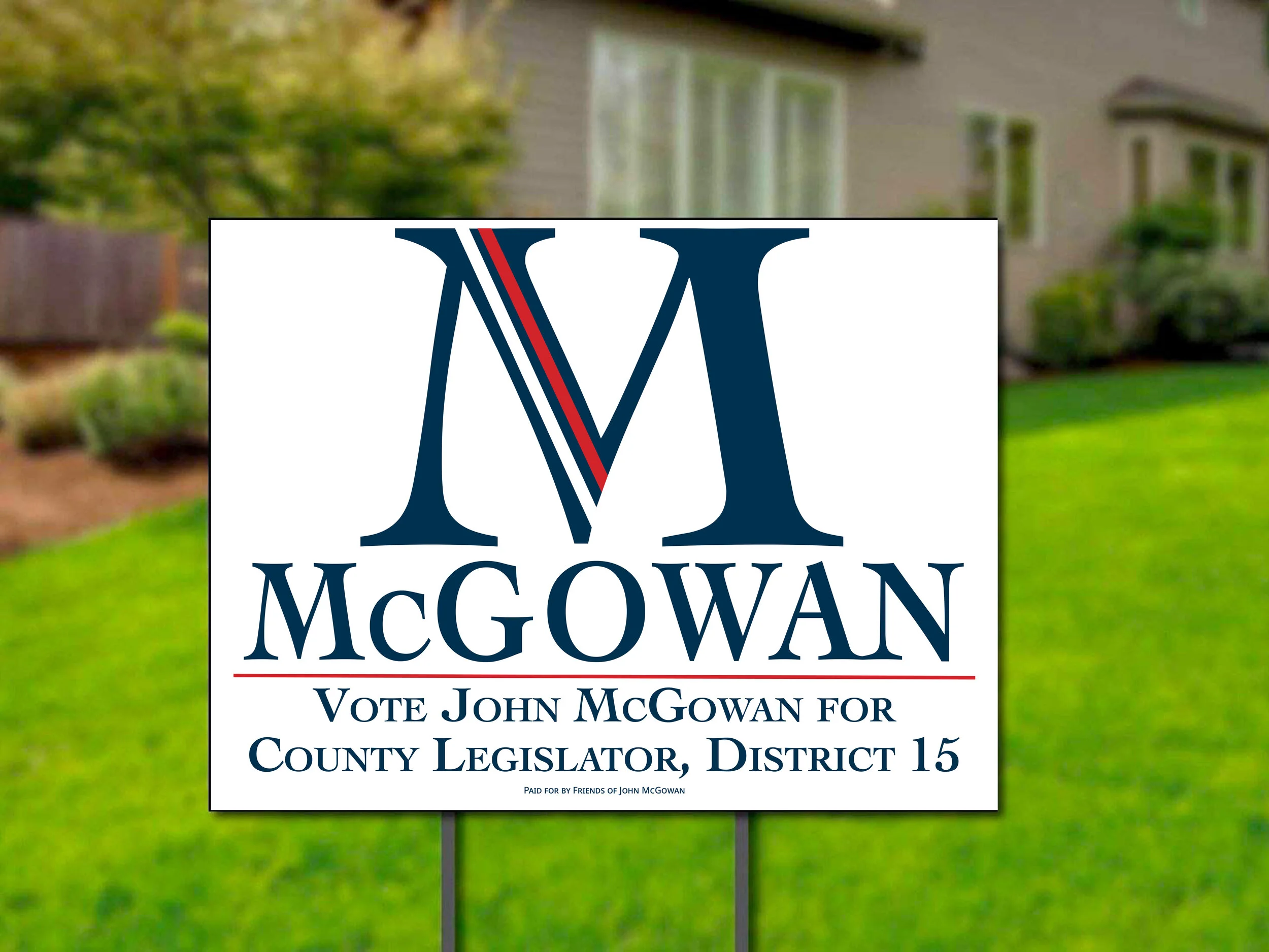 Mcgowan Lawn Sign