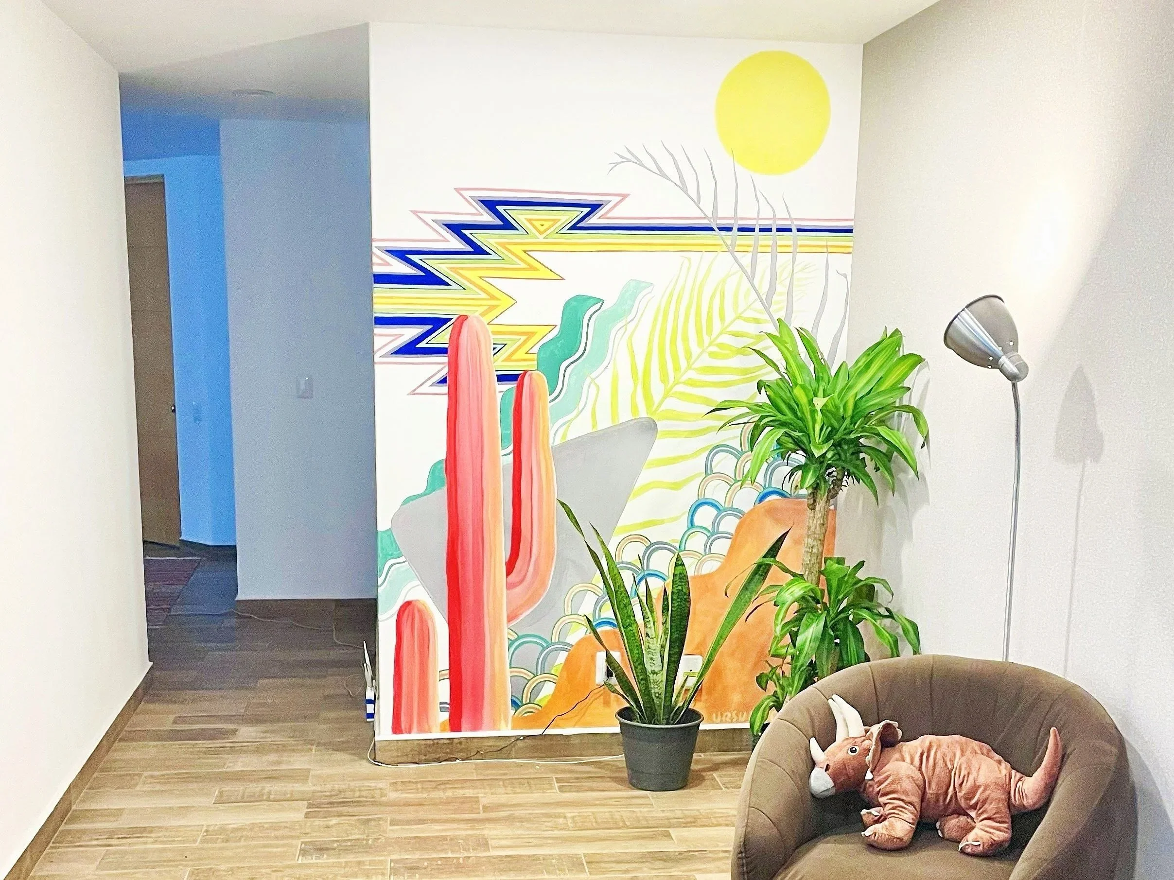 Ursula Barton commercial mural artist