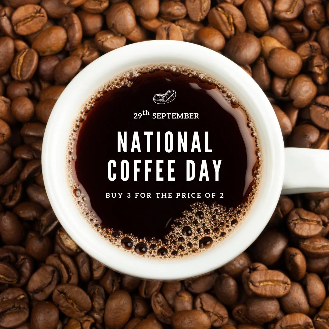 🎉 Our FAVORITE day of the year has finally arrived! 🎉

HAPPY NATIONAL COFFEE DAY! ☕ Let's celebrate with some freshly-roasted coffee.

➡ TODAY: Buy 3 bags for the price of 2! No code needed. ☺

#jockeystreetcoffee #nationalcoffeeday #roastwhatyoulo