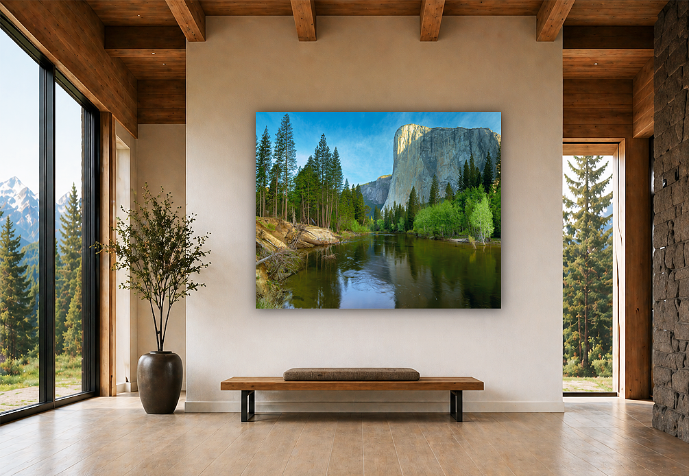 El Cap at Sunrise Along the Merced River_SS_Vista_Mountain Modern 04.png