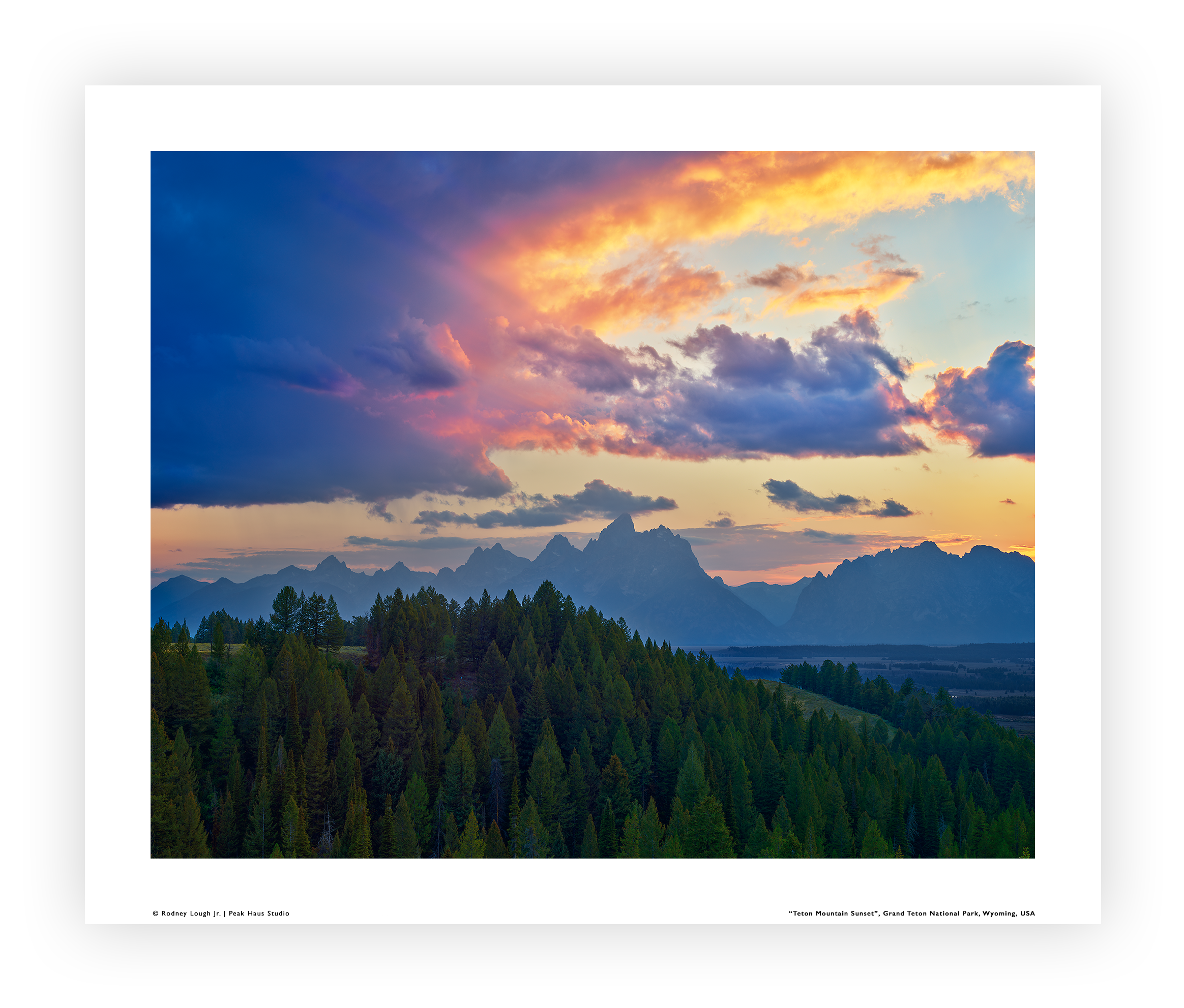 Loose LE (S) - Appreciation Level I - Teton Mountain Sunset