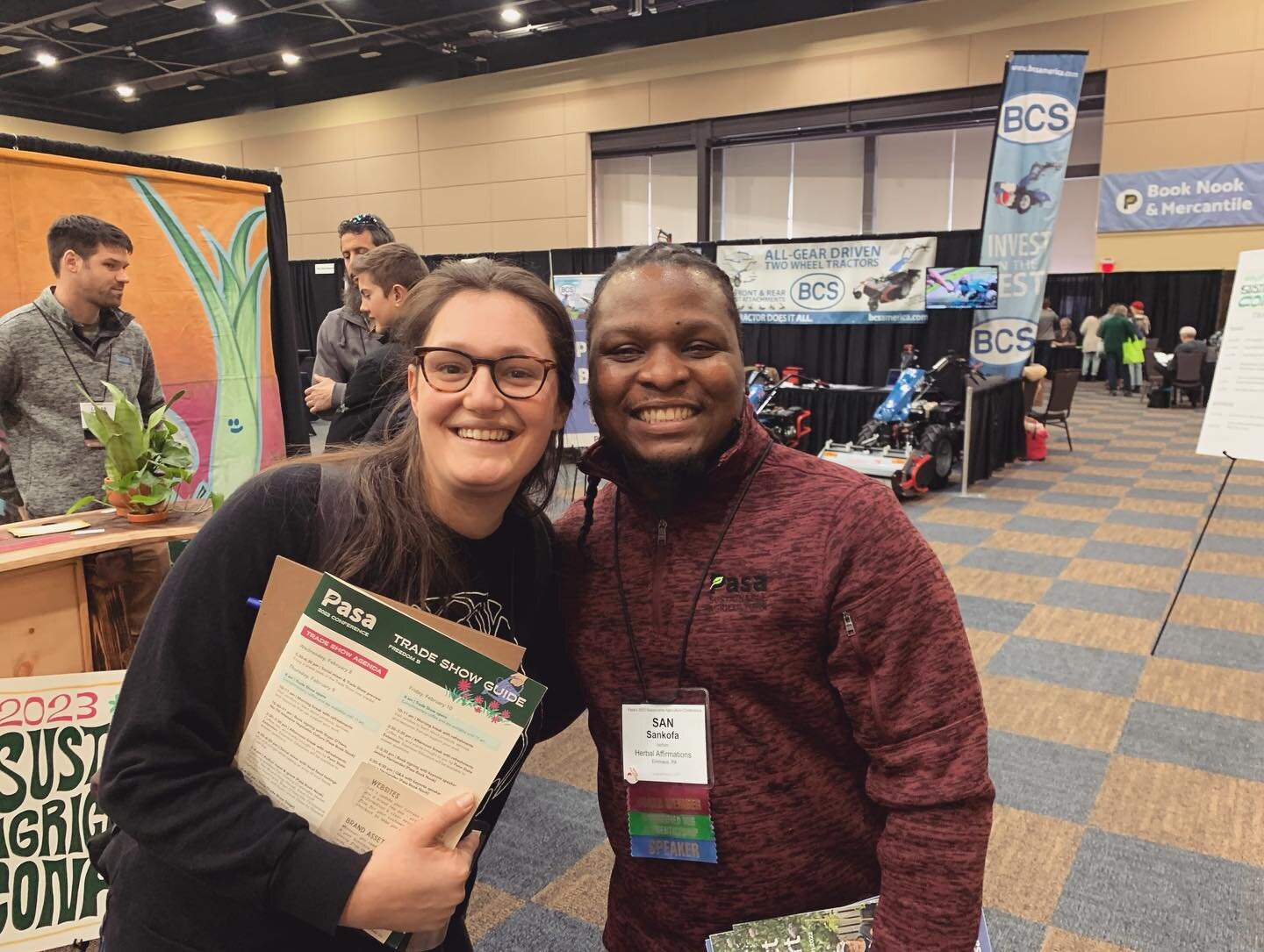 Caitlan, Adam, and Jenni attended the PASA conference last week. Their favorite part was catching up with old farmer friends and making new ones! 

Here&rsquo;s previous apprentices San and Judith. After their time at NMF they stayed in PA and in the