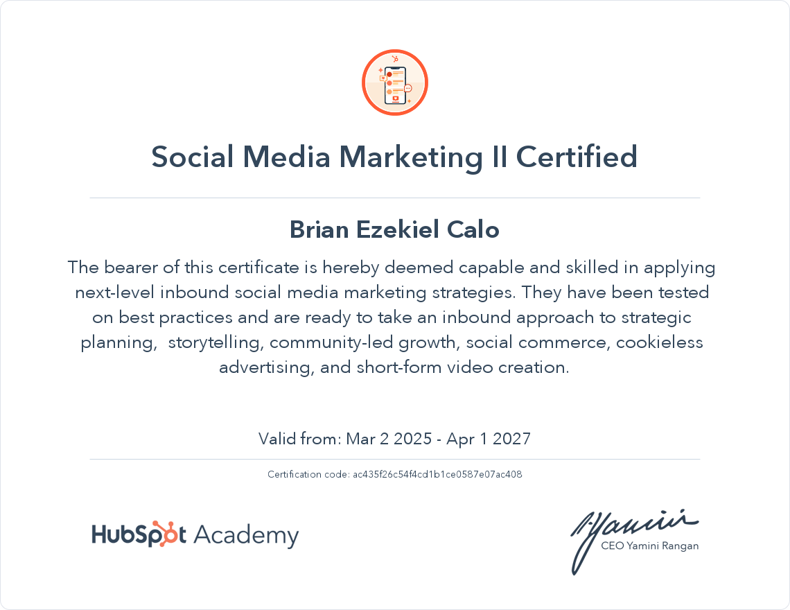 Social Media Marketing II Certificate.png