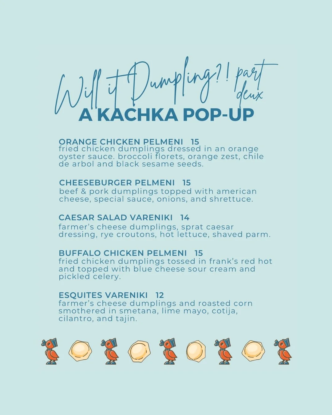 SEE YOU AT @snackfestpdx PORTLANNNDDDDD!

If you missed WILL IT DUMPLING? at Jupiter Hotel a couple months ago, here's your chance to make it up! We'll be offering a few different delightful dumpling dishes at Snackfest all weekend!

Come see us 
FRI