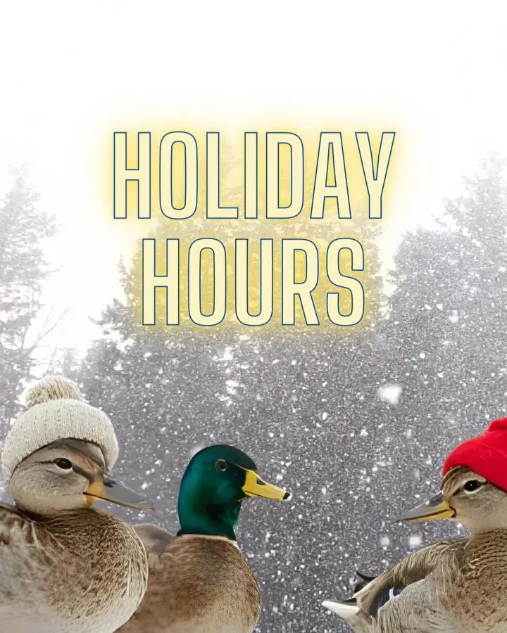 We are closed tomorrow for Thanksgiving! If you&rsquo;re planning to visit us in the next couple of months (thank you!), take a peek at our winter hours to be sure you don&rsquo;t miss us. 

We&rsquo;re wishing you all a wonderful holiday tomorrow an