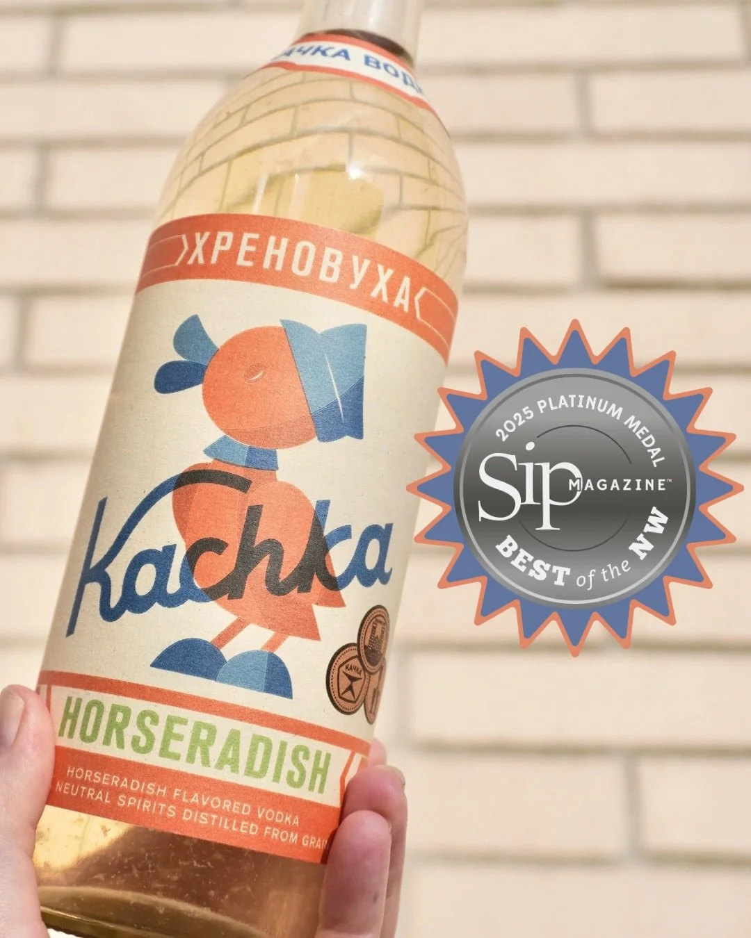 We are over the moon!! Kachka Horseradish Vodka was just awarded PLATINUM in the 14th annual @sip_magazine Best of the Northwest Spirits Competition! 😱

This is an absolute honor and we are so grateful for the acknowledgememt. THANK YOU @sip_magazin