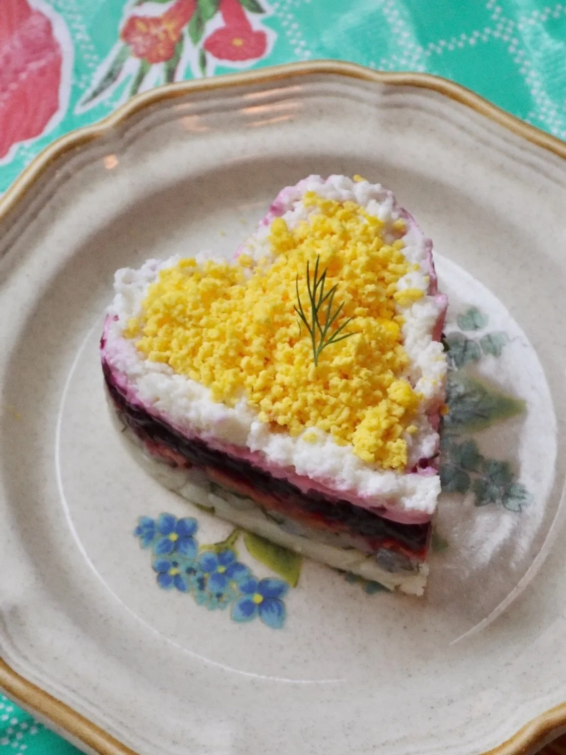 Take another little piece of our heart now, baby! We make our heart shaped shuba (Herring Under a Fur Coat) just one day a year, on Valentine&rsquo;s Day! Say I LOVE YOU the Kachka way (which probably also includes vodka) &mdash; while reservations a