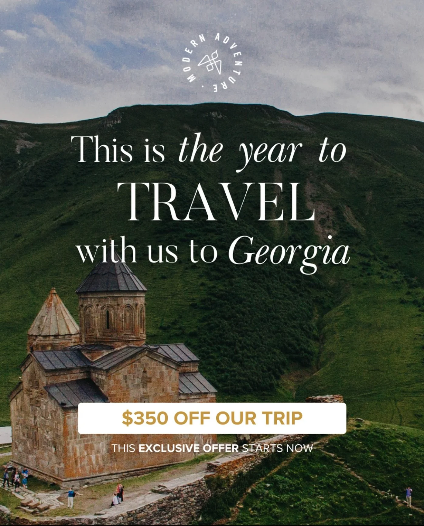 We're once again traveling to Georgia with our friends at @modernadventurists ! MoAd&rsquo;s spring sale is happening NOW- if you&rsquo;ve been thinking about joining us, you can do so for $350 off per person (through March 27th)!!

We can&rsquo;t wa