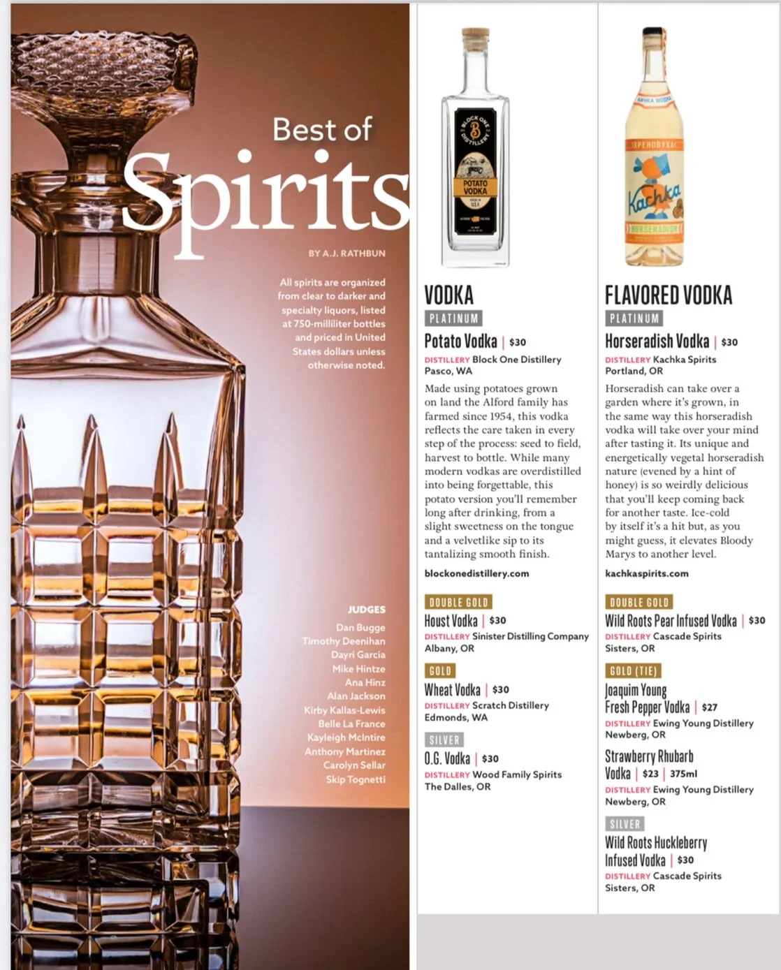 We&rsquo;re in print!! 📰 Pick up a copy of @sip_magazine 2026 Annual print issue to catch a glimpse of our Best of the NW feature! Our Horseradish Vodka took home PLATINUM in the flavored vodka category and we could not be more thrilled.

&ldquo;Hor