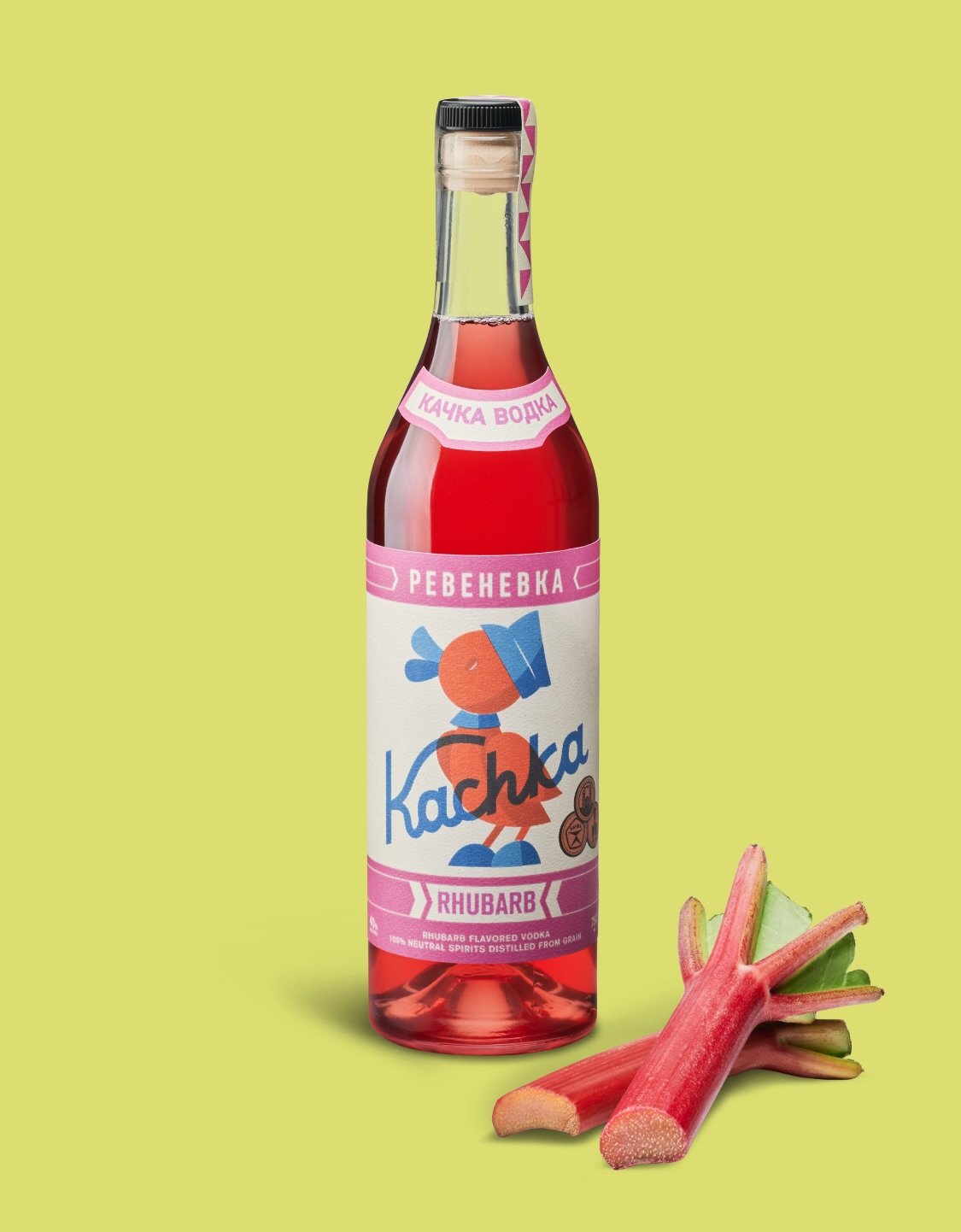 HAPPY RHUBARB VODKA DAY!! 🌸 Our new infusion is officially HERE! 

Plan to come and see us to celebrate today - visit @kachkafabrika for our release party starting at 4pm!! We&rsquo;ll have a speical rhubarb cocktail menu, tastings and bottle sales 
