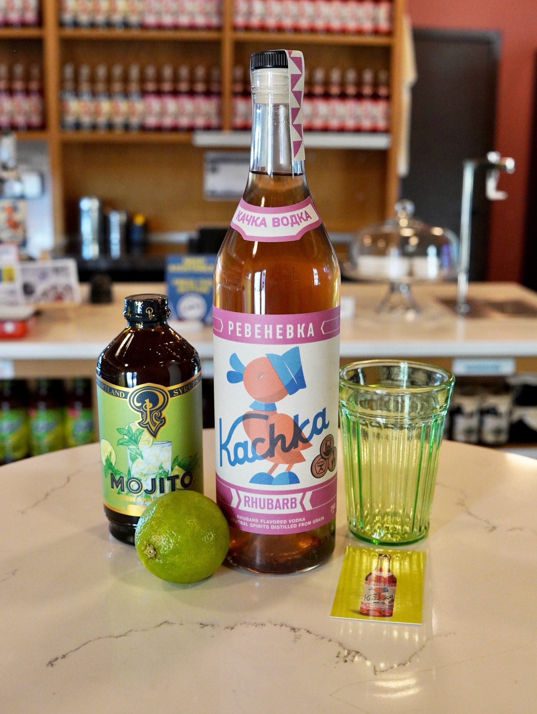 Lavka is stocked with the goods for your home bar: @bullinchina barware, @portlandsyrups, @raftcocktails syrups, Bloody Mary mix, garnishes (including our purple Alfonso olives!) - and of course, plenty of Kachka vodka to stock your shelves. 😚

Pict