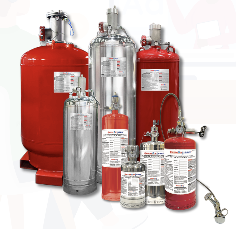 Sistma de supresión por agente limpio FK5112 Chemori