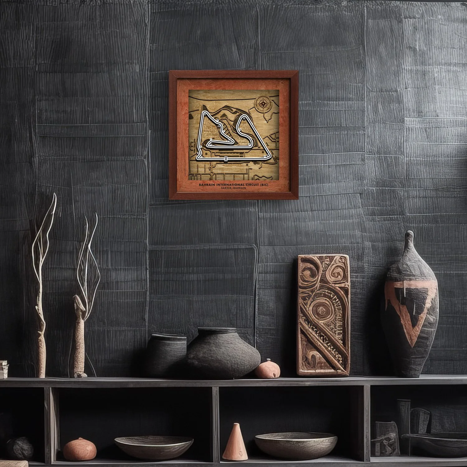 Bahrain Grand Prix F1 Race Track Wall Art