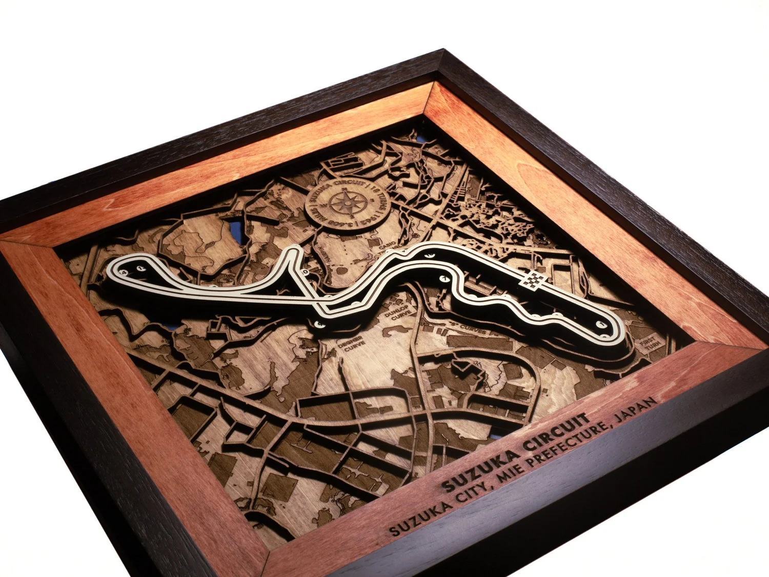 Suzuka Grand Prix Japanese F1 Race Track Wall Art LaserSouq