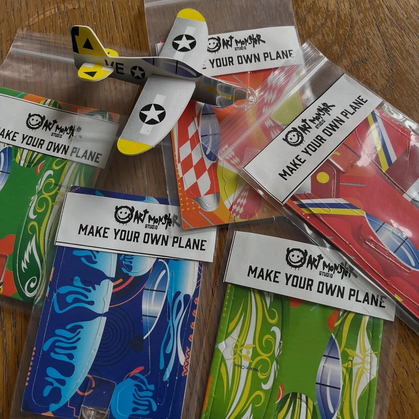 @littleartbodega product of the week. Make your own plane craft kit!
