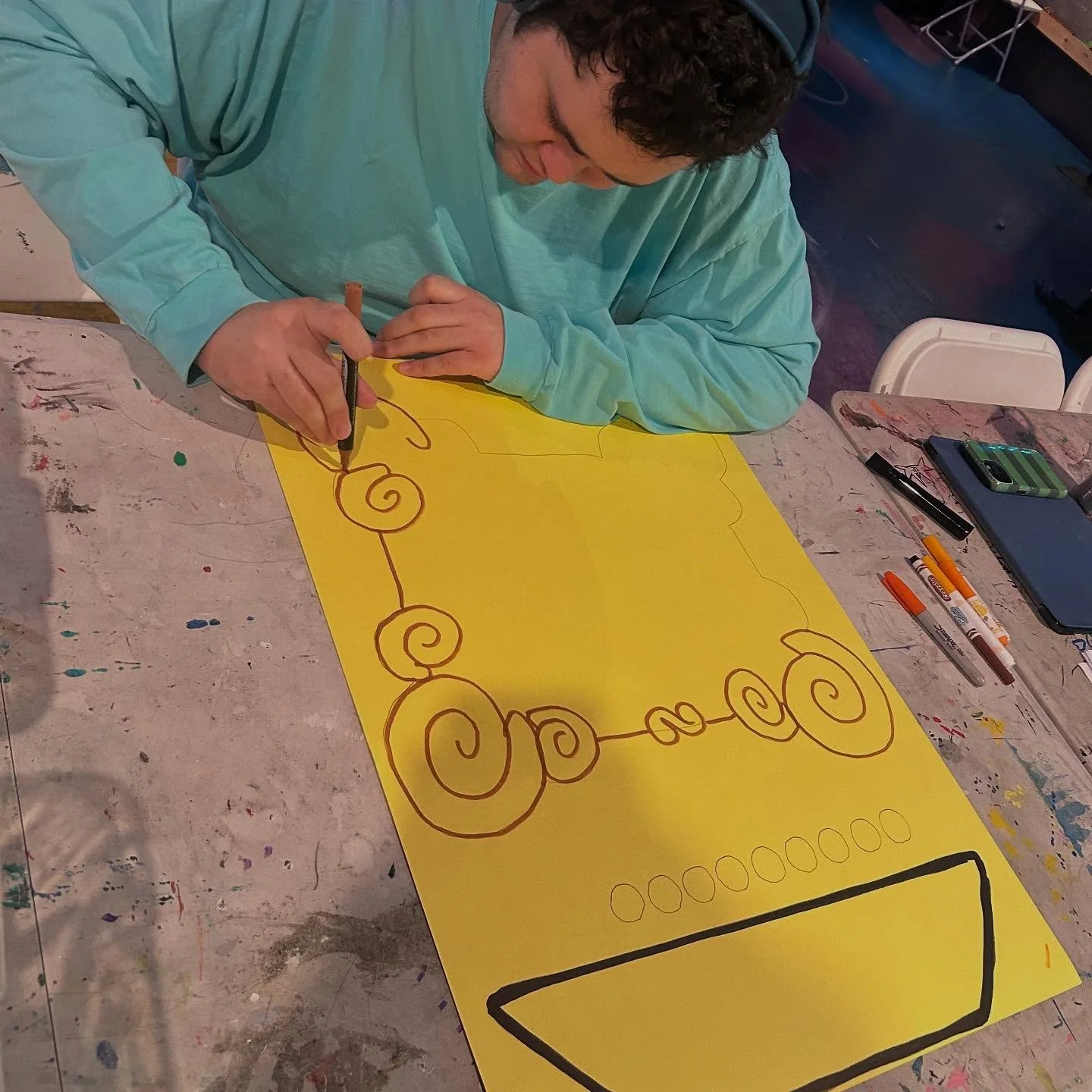 Cotton is the man! A gifted artist and a regular at the studio, he loves to work on Blues Clues Characters and set design.