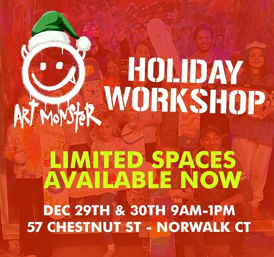 2 Day Kids Holiday Workshop! 12/29-30th - we have a few new surprises up our sleeves for this one. Limited spacing. Link on our site