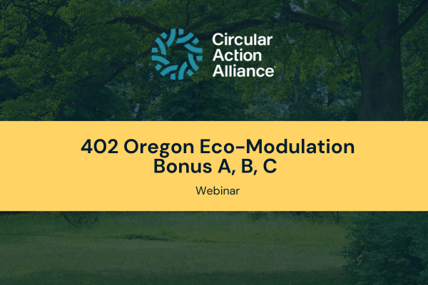 402 Oregon Eco-Modulation Bonus A, B and C Overview