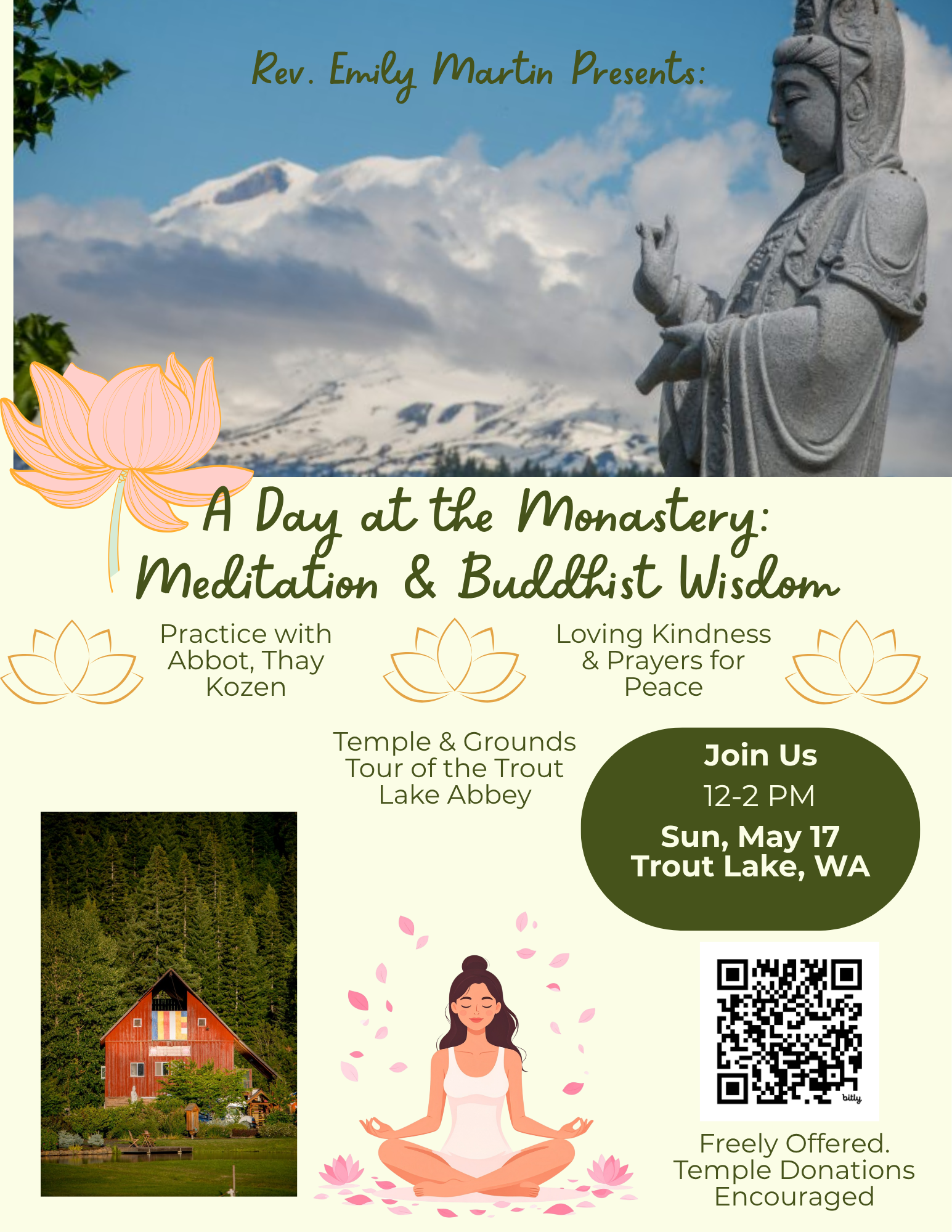 A Day at the Abbey: Meditation & Buddhist Wisdom