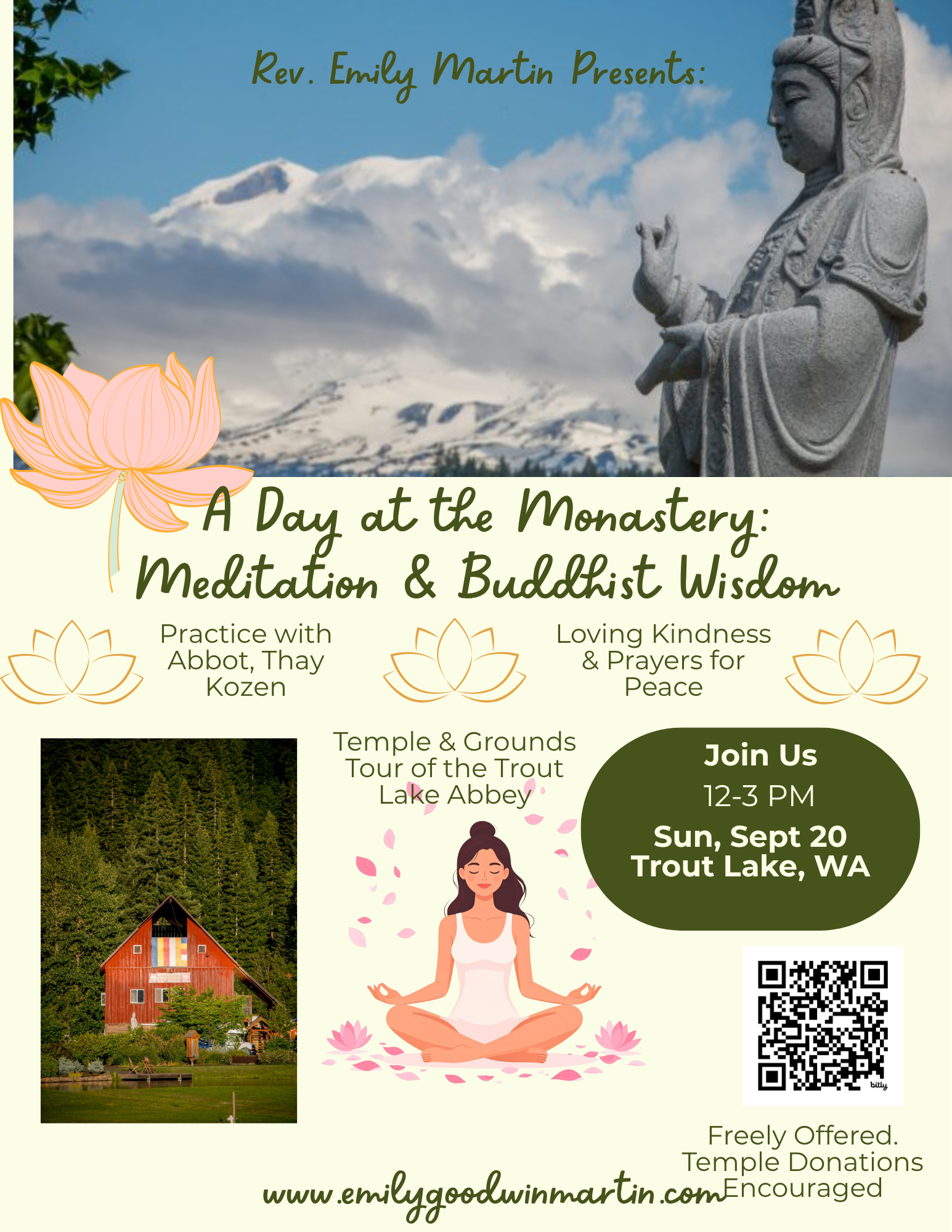 A Day at the Abbey: Meditation & Buddhist Wisdom