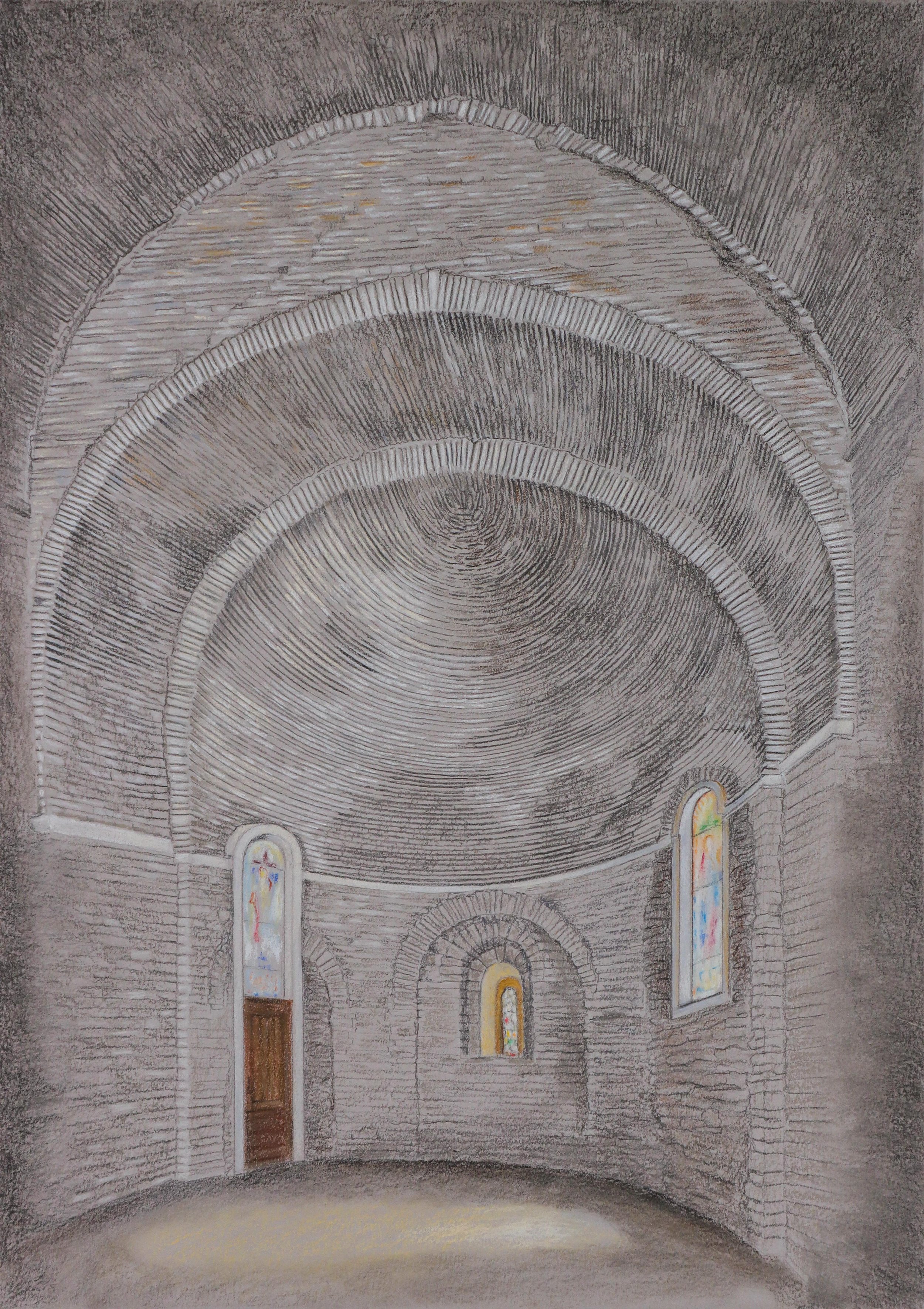 Saint André de Valborgne 44cm x 56cm