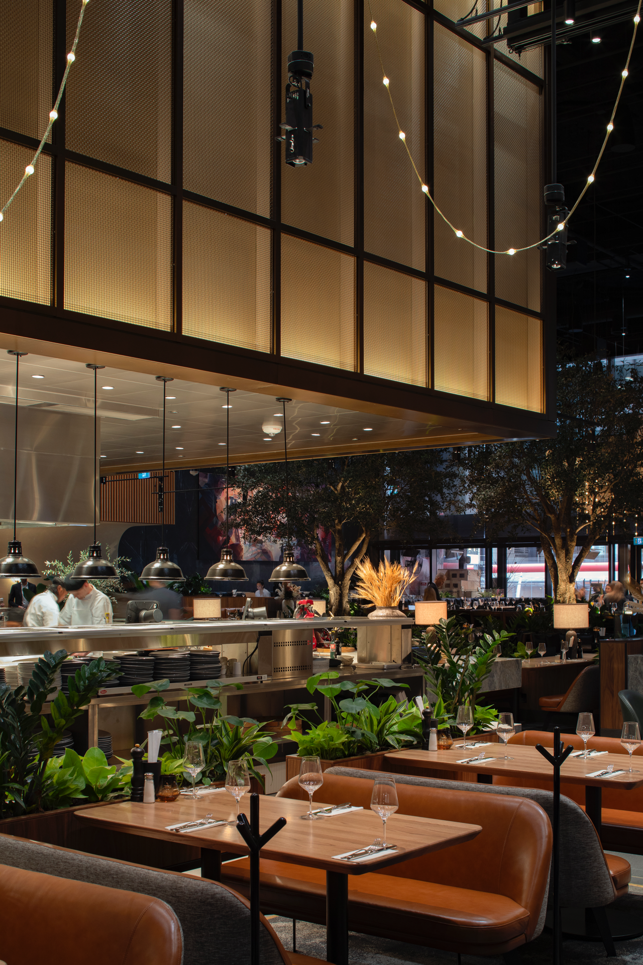 Inside of the restaurant