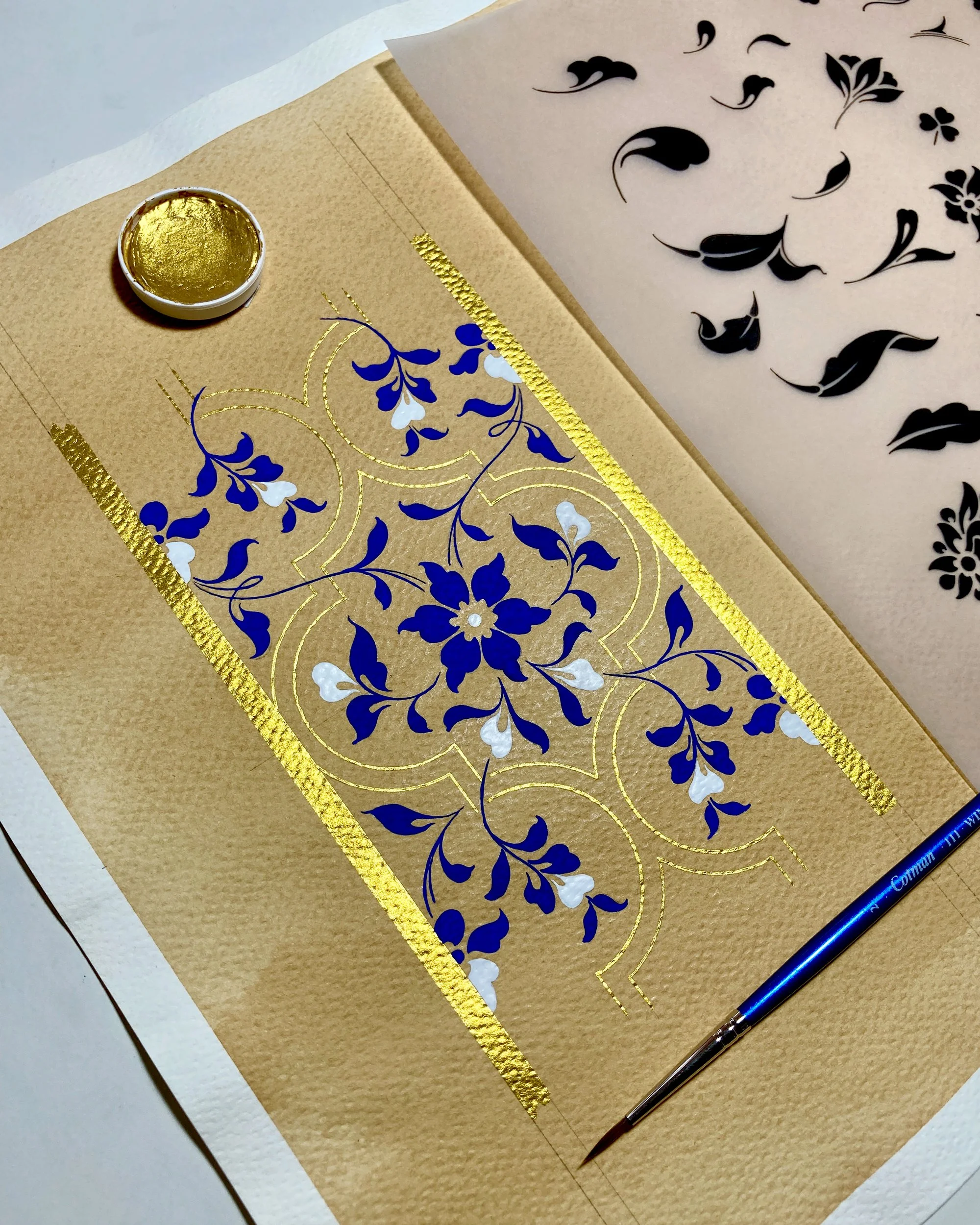 Flowing Florals: Exploring S-curved patterns with a floral flourish by Charlotte Dilley