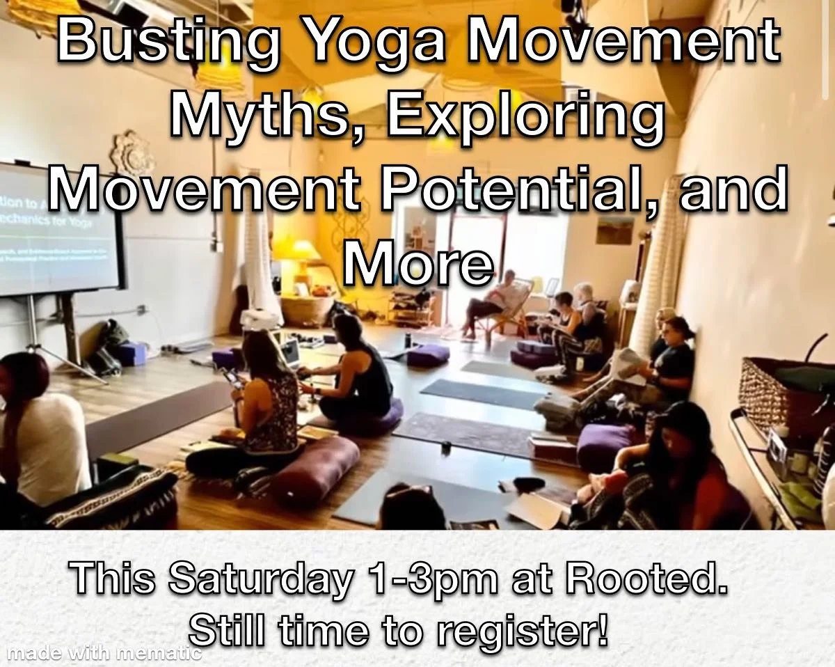 There are common cueing phrases and explanations for yoga that are intended to make it more accessible. However, we are always learning more about the body and how it moves. In recent years, we have learned that, despite good intentions, many of thes