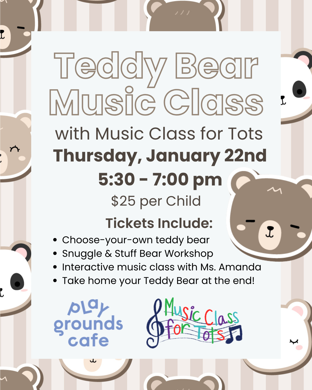 Teddy Bear Music Class