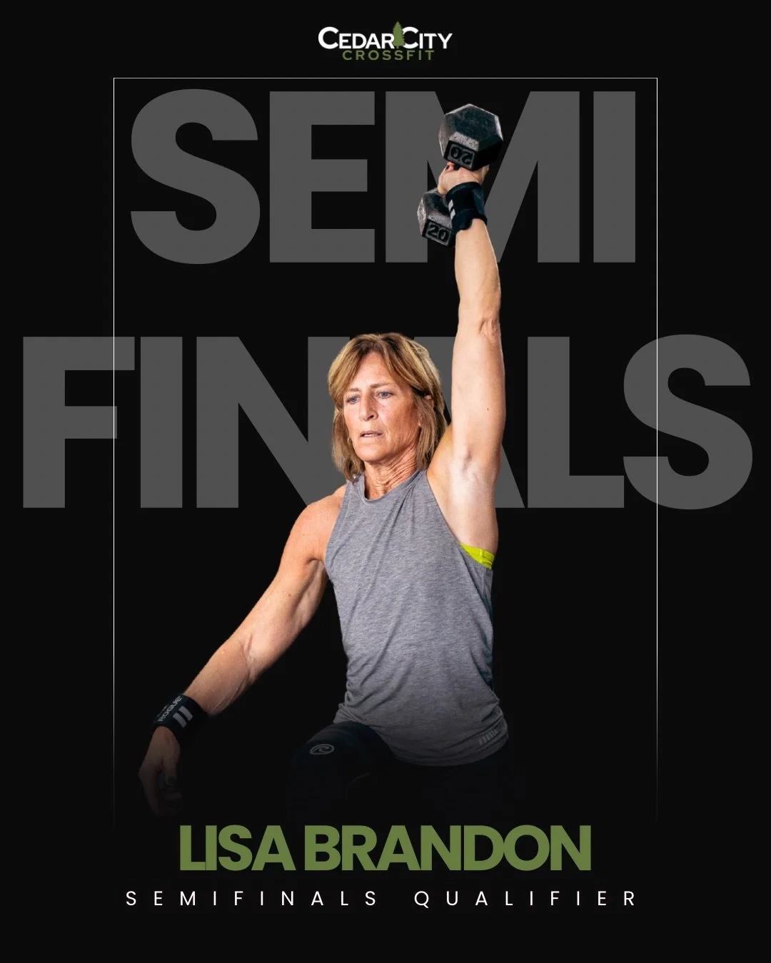 Congratulations are in order for these 3 athletes on qualifying for the @crossfitgames semifinals! 

Lisa Brandon - Woman (60-64)
Joey Njezic - Men (45-49)
Becky Johnson - Women

#crossfit #semifinals #crossfitgames #crossfitsemifinals #cedarcitycros