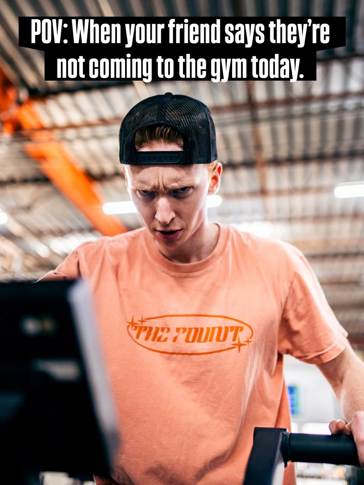 Who&rsquo;s a friend you never want to hear this from?

📸: @dclark_media 

#gym #fitness #community #crossfit #friend