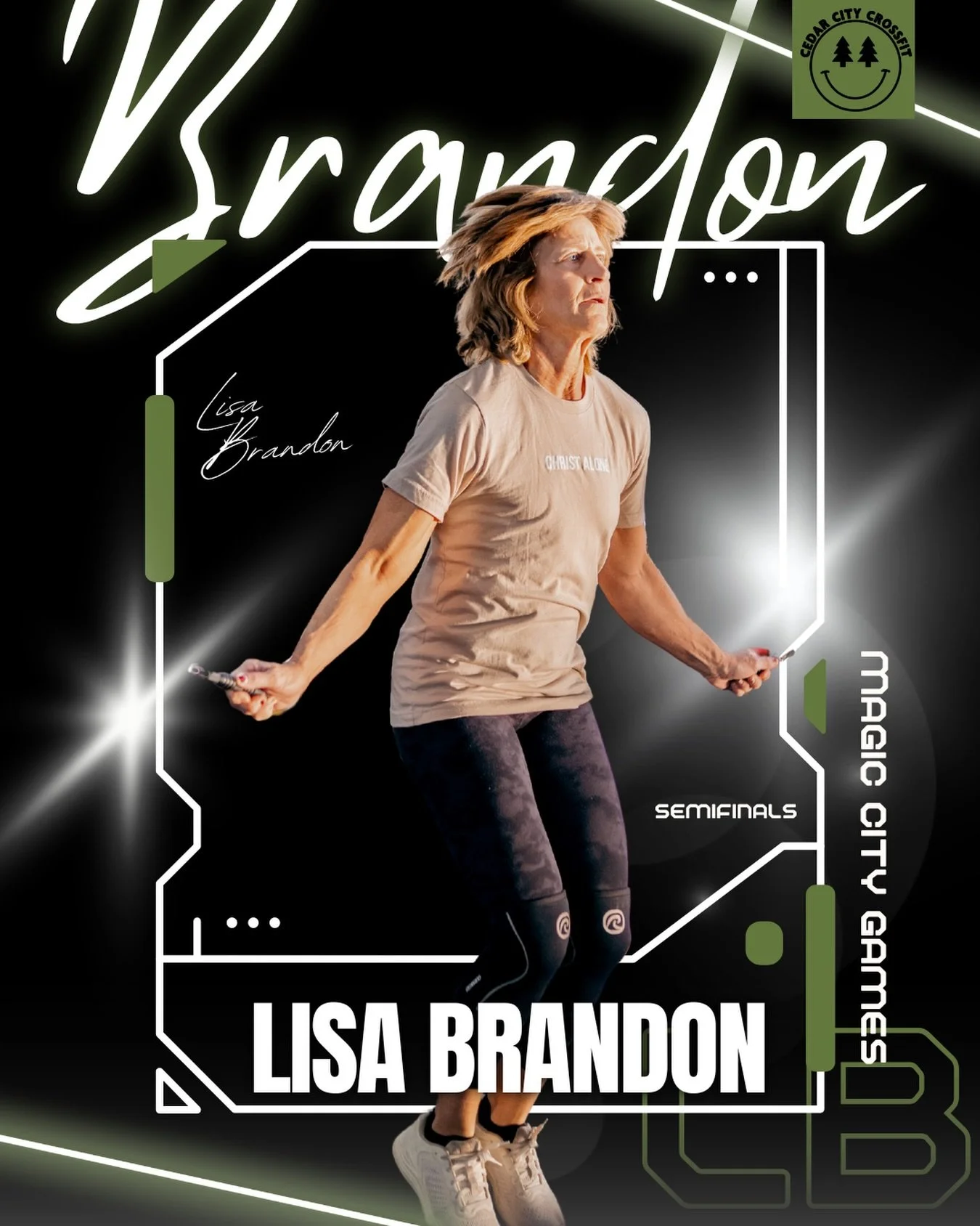We are wishing the best of luck to coach and athlete @lbran9608 as she competes in the @magiccity.games Semifinals this weekend in Birmingham, AL! She will be fighting for a spot in the 2026 @crossfitgames 60-64 Female Division!

Let&rsquo;s go Lisa!