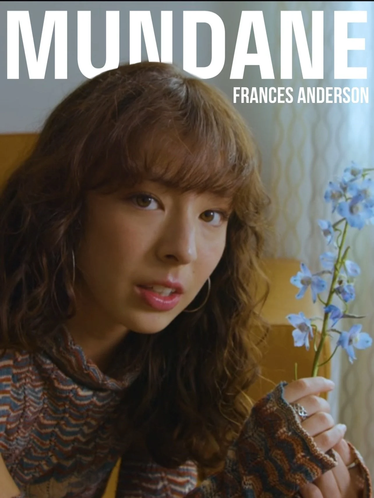 Flowers by meeee for @aubreyandersonemmons&rsquo;s debut EP (out today)!!! A bouquet for the cover art of her latest single and a baby delphinium sprig for the @mundane_mag shoot 💚💚