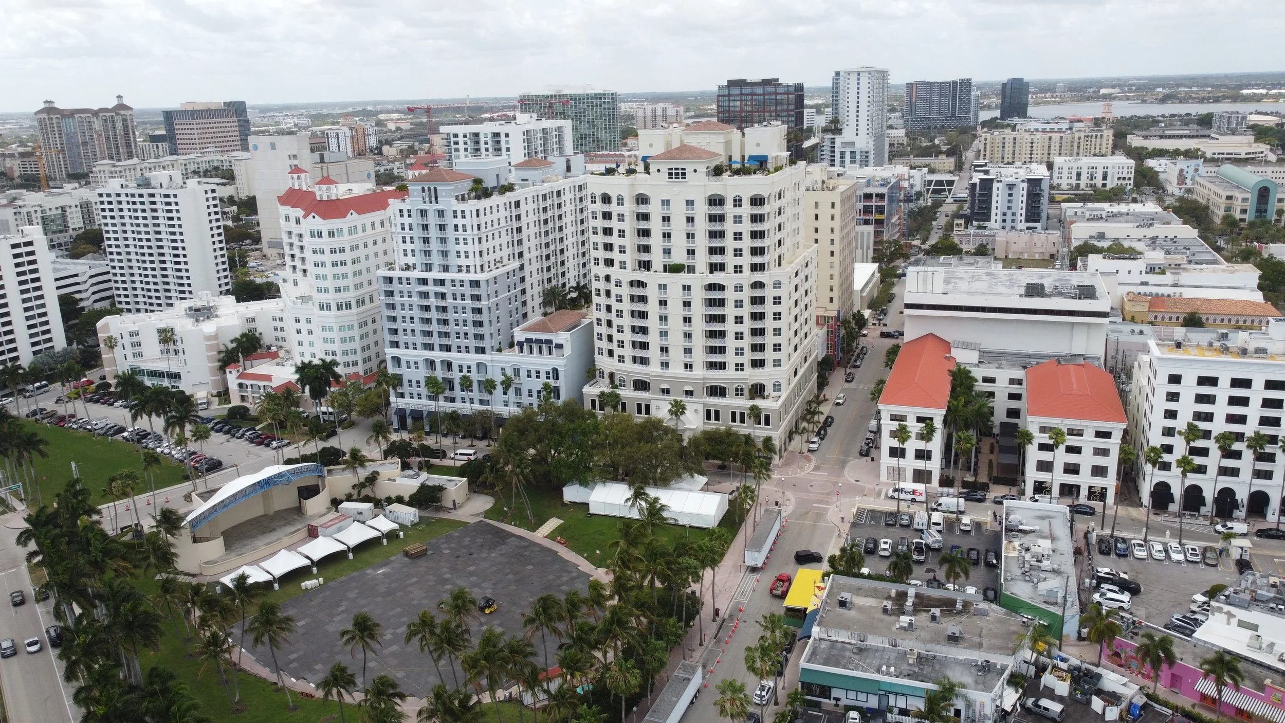Esplanade Grande Condominiums In Downtown West Palm Beach, Florida