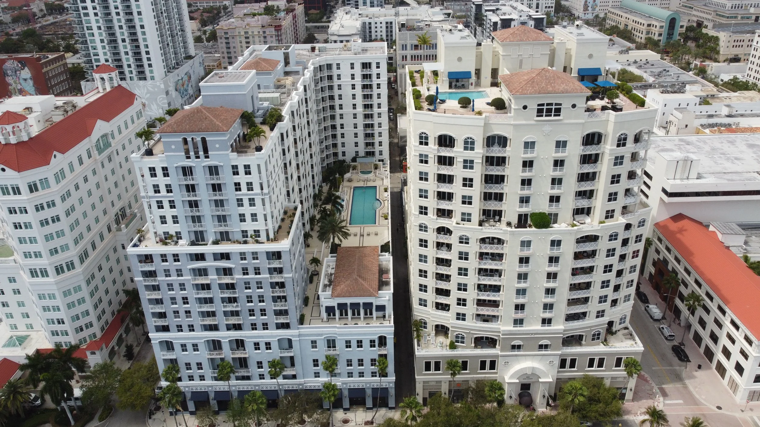Esplanade Grande Condominiums In Downtown West Palm Beach, Florida