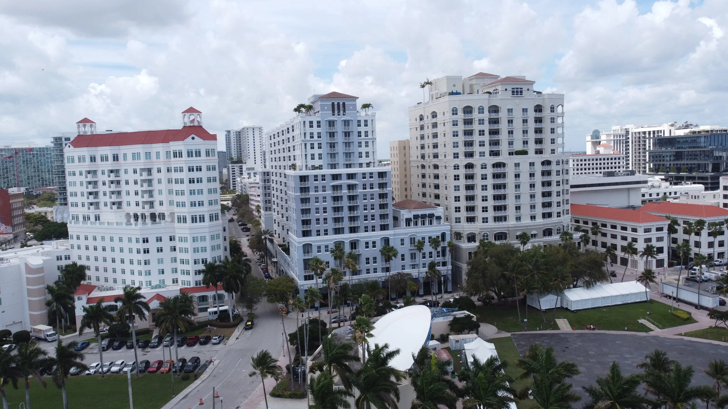 Esplanade Grande Condominiums In Downtown West Palm Beach, Florida