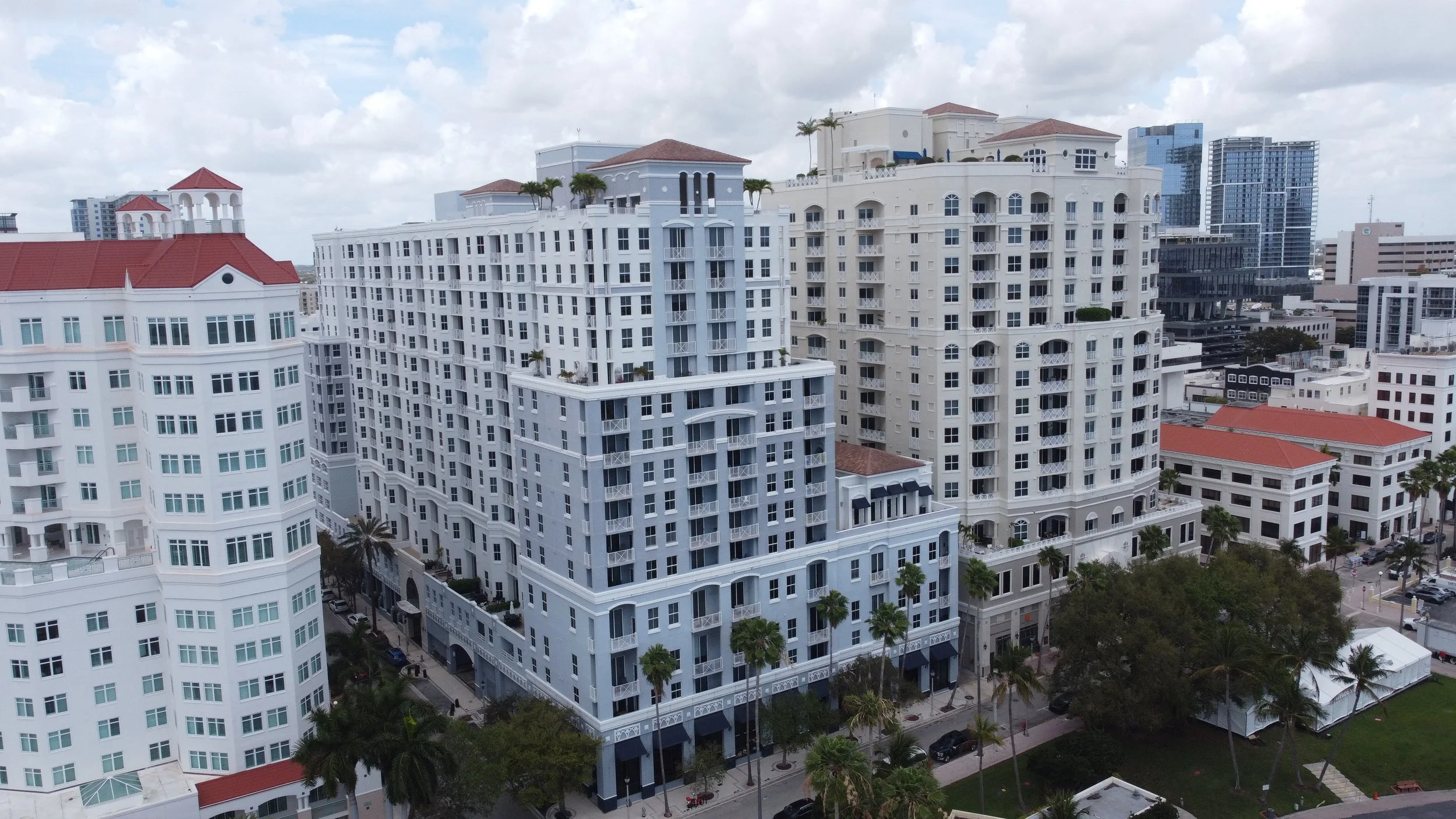 Esplanade Grande Condominiums In Downtown West Palm Beach, Florida