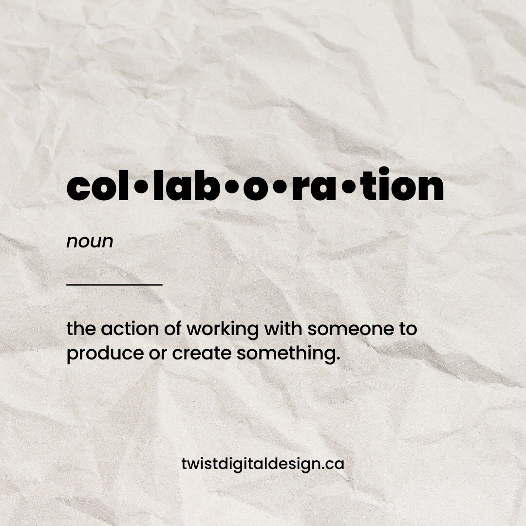 By definition, collaboration is working together, specifically on a project or goal.

With Twist, we work together. Creativity is not linear. We assist, encourage and support all organizations that aim to do good.

Ready to get started? Let's go!