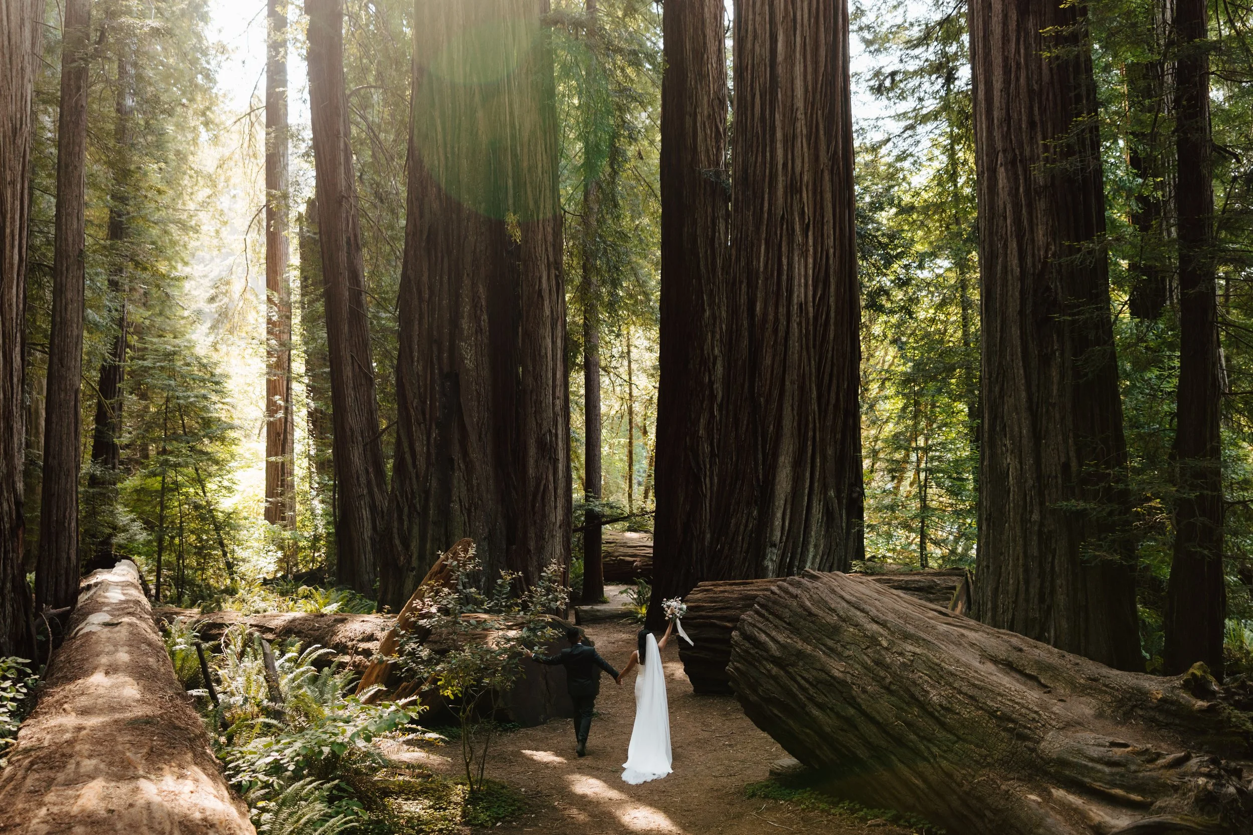 Couple celebrating their love story