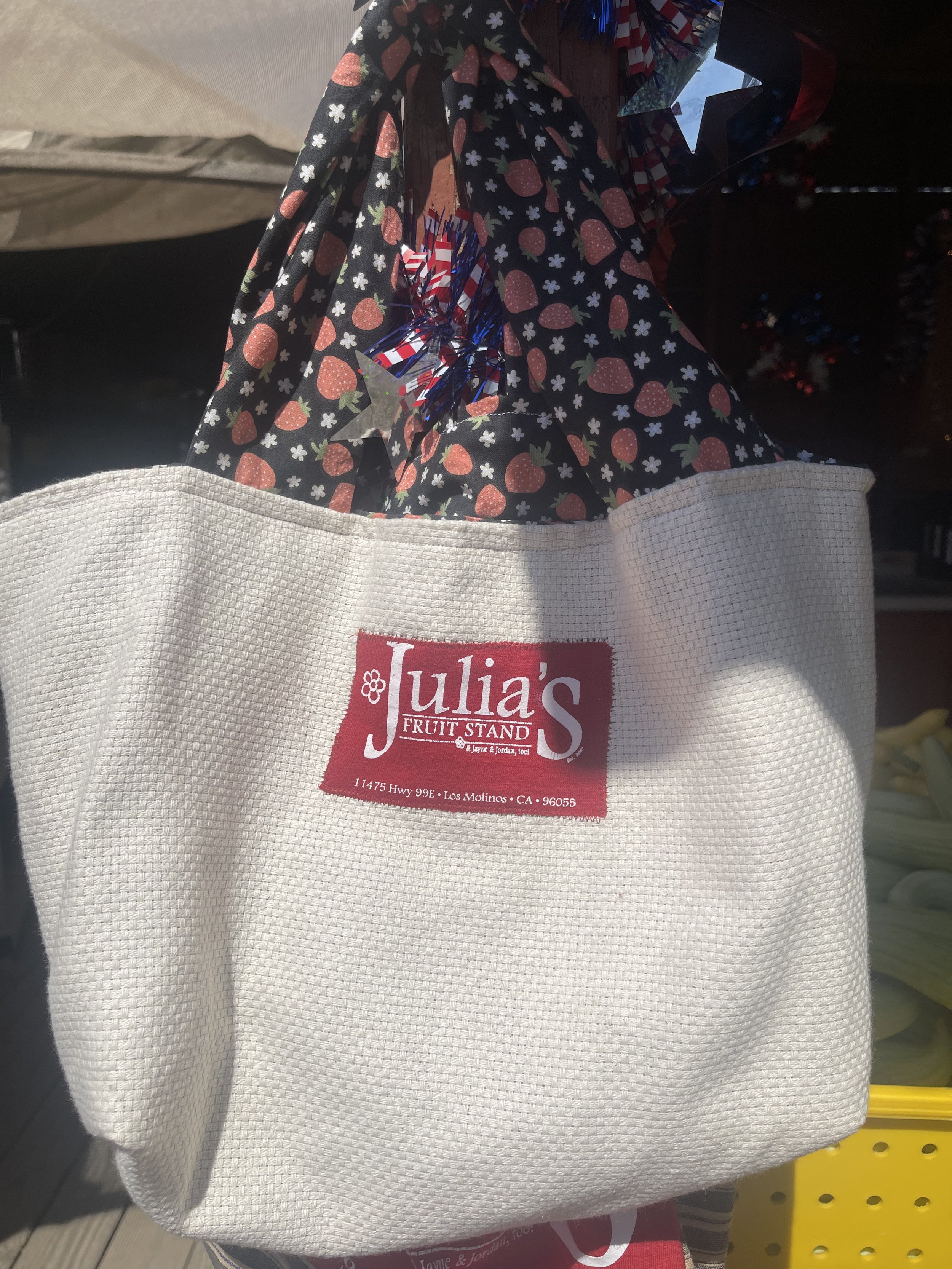 Tote Bags $25/each
Various sizes and colors
Handmade by our employee Ali